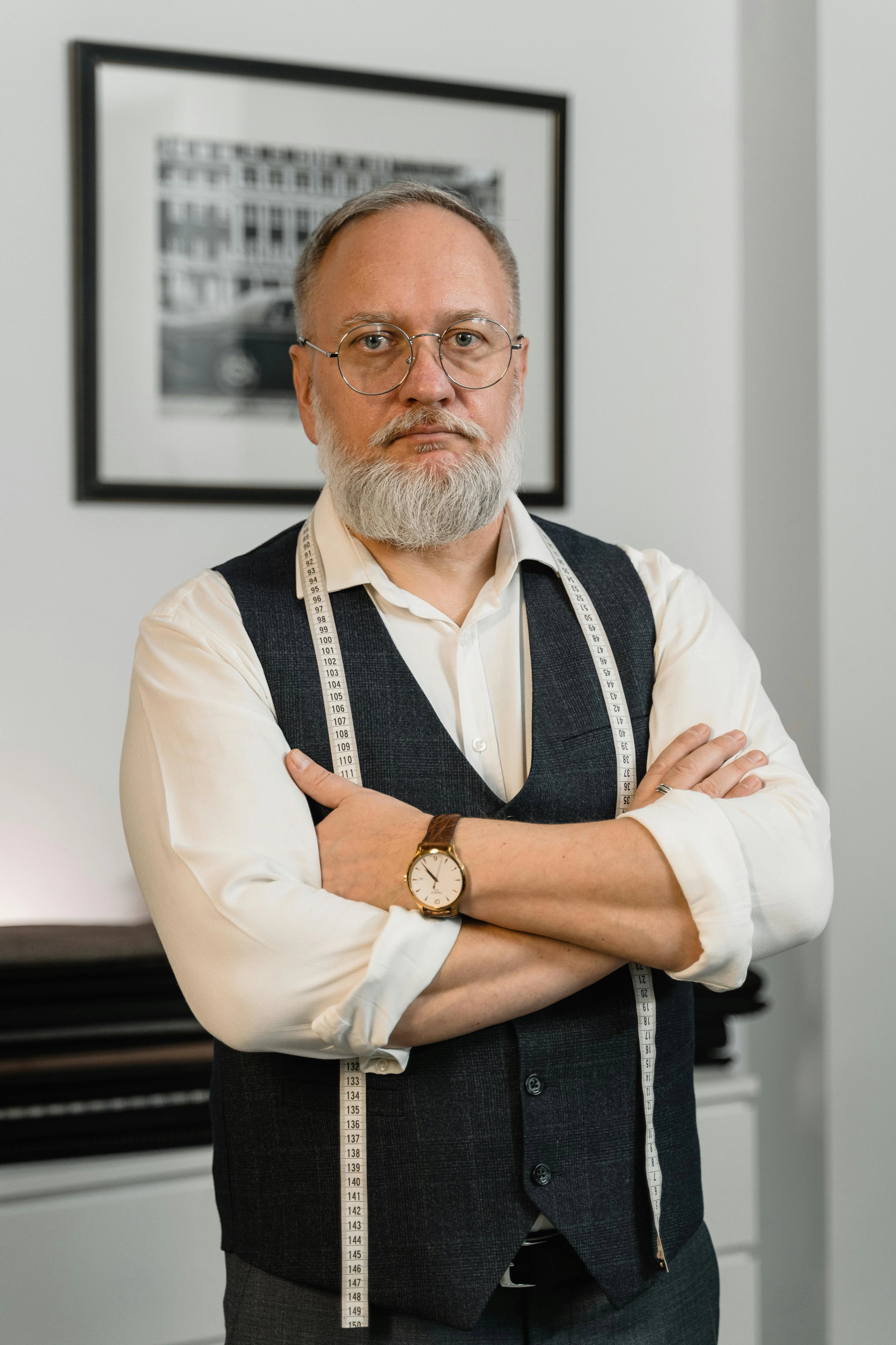 Şık ve el yapımı bir gözlüğün yakın çekim fotoğrafı